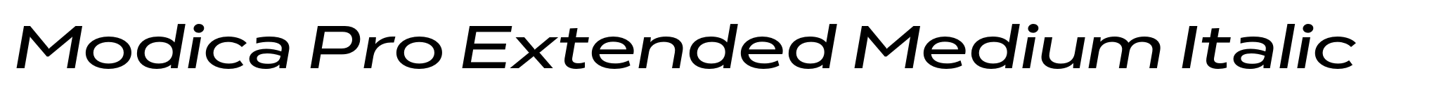 Modica Pro Extended Medium Italic image